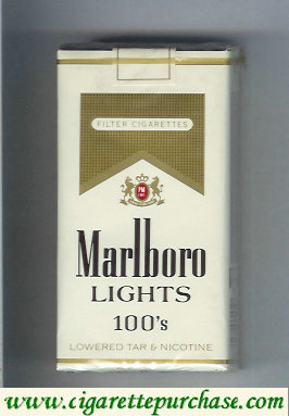 Marlboro Lights 100s cigarettes soft box